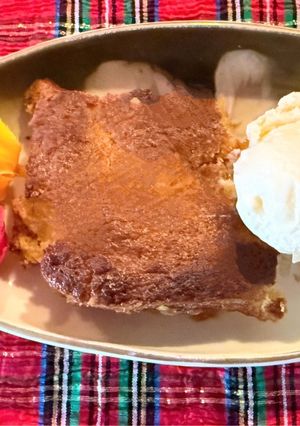 Hình của món Bánh trái đào (Peach cake).