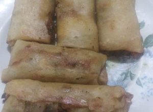 Una foto de Rollito primavera para alérgico a la soya