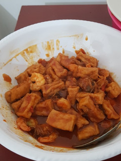 Foto resep Udang tahu saus pedas manis asem