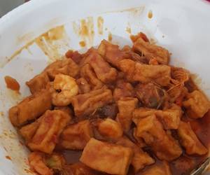 Masakan Unik Udang tahu saus pedas manis asem Ala Warung Masakan Unik Udang tahu saus pedas manis asem Ala Warung