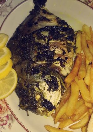 صورة لوصفة سمك زبيدي محشي بالفرن