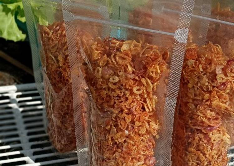 Langkah Mudah untuk Menyiapkan Bawang goreng kriux, Enak