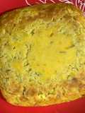 Torta de plátano y coco
