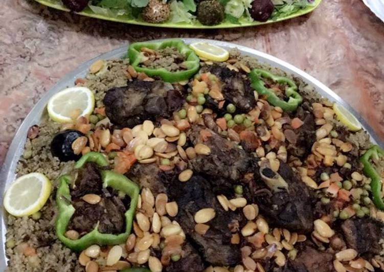 اوزي باللحم المدخن 😋😋