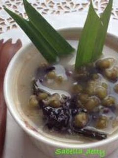 Foto resep Bubur kacang ijo feat ketan item