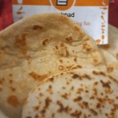 A picture of Tawa Naan without yeast.