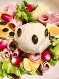 Salad Jambon, Trứng và Phô Mai Burrata Tươi