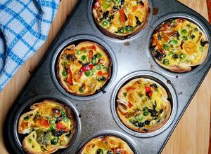 Zdjęcie przepisu Muffiny jajeczne w tortilli.
