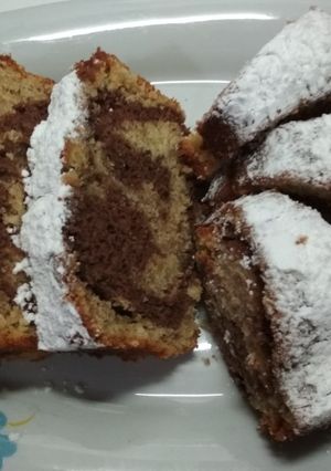 Φωτογραφία της συνταγής Κέικ σοκολάτα🍫- μπανάνα 🍌 με μυστικά!!