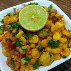 A picture of Potato corn chat.
