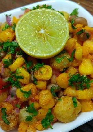 A picture of Potato corn chat.