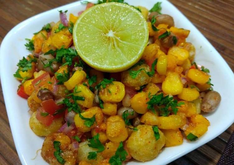 Step-by-Step Guide to Prepare Super Quick Homemade Potato corn chat
