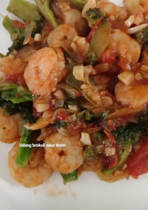 Foto resep Udang brokoli saos tiram