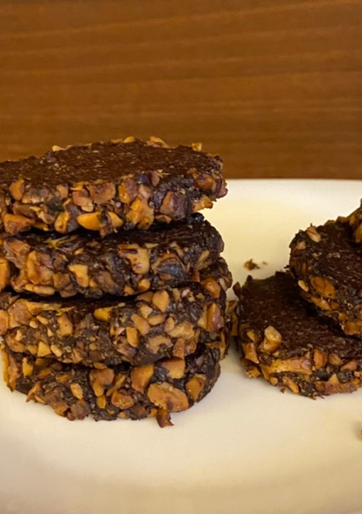 Una foto de Galletitas de chocolate y café con frutos secos