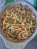 Nouilles chinoises aux pâtes alsaciennes