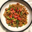 Mie goreng sawi bakso