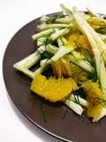 Salada de erva doce com laranja