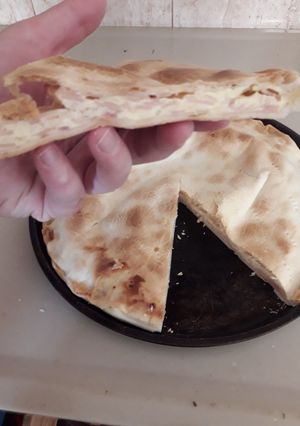 Una foto de Tarta de Jamón y queso