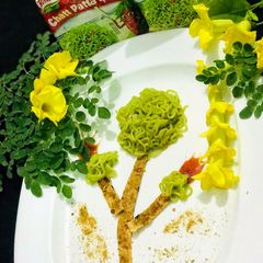A picture of Green Noodles.