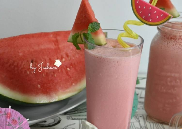 Resep Jus Semangka Susu yang Enak Banget