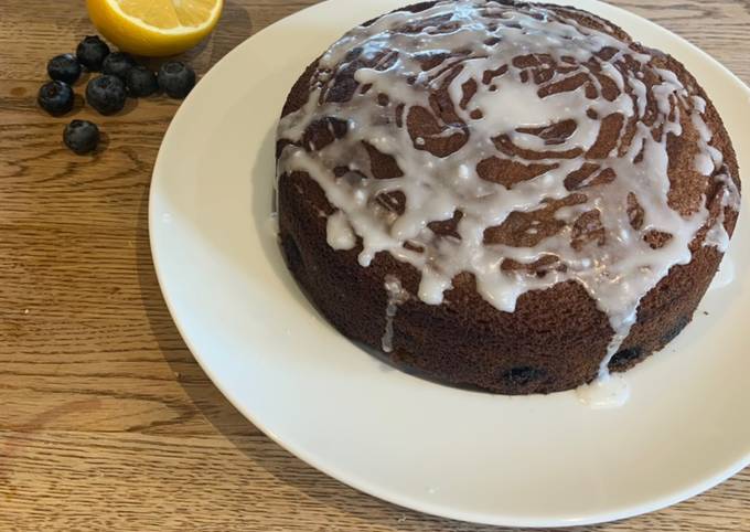 Recipe of Super Quick Lemon And Blueberry Cake