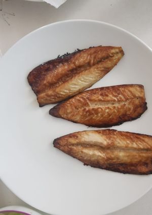 Hình của món Cá saba nướng sốt teriyaki.