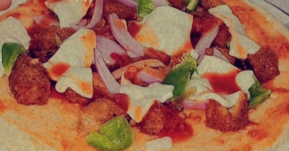 𝐈𝐧𝐬𝐭𝐚𝐧𝐭 𝐩𝐢𝐳𝐳𝐚 Recipe by Amna Faisal Cookpad