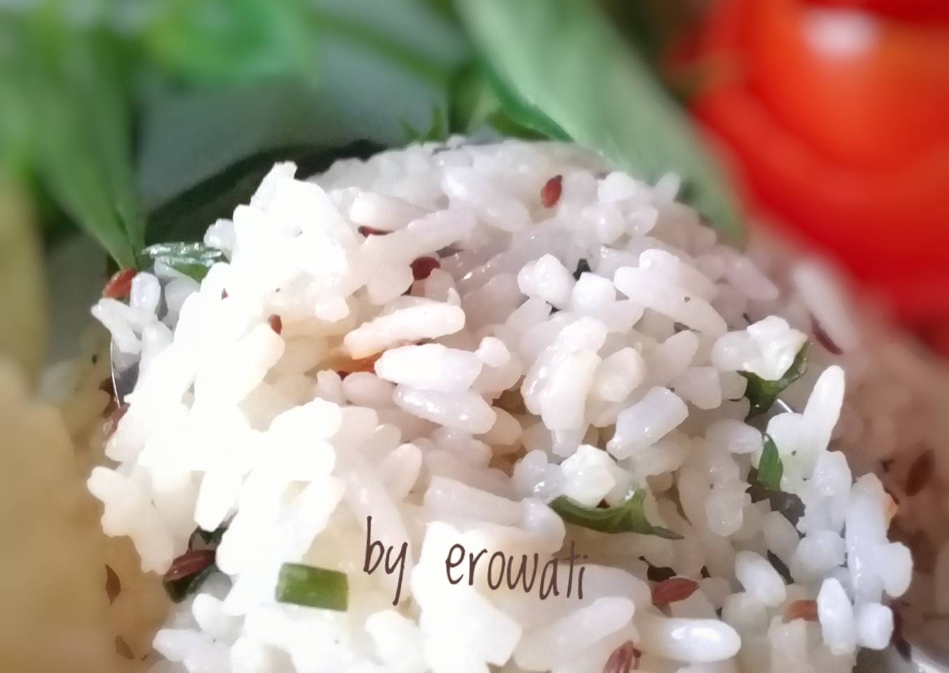 Nasi Wangi aka Jeera Rice (dengan kearifan lokal)