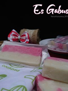 Foto resep 120. Es Gabus #semarak_merahputihclover