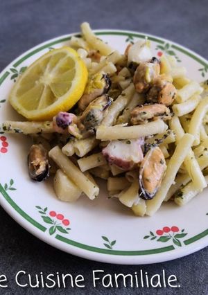 Une photo de One pot pasta aux fruits de mer
