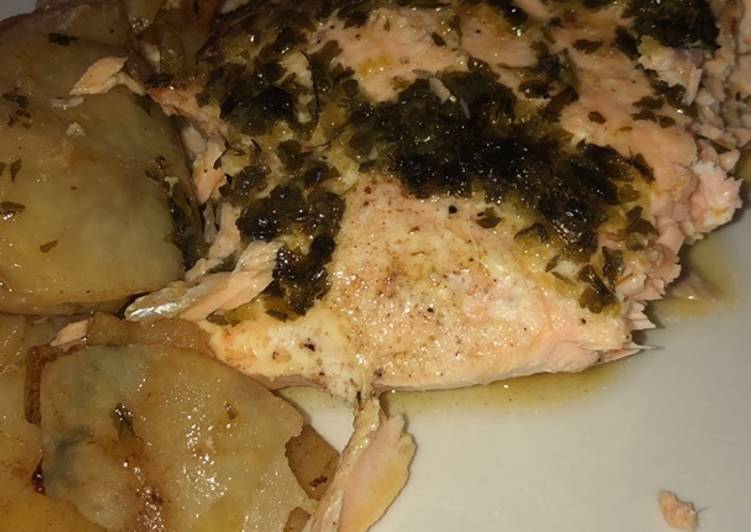 Salmón al horno