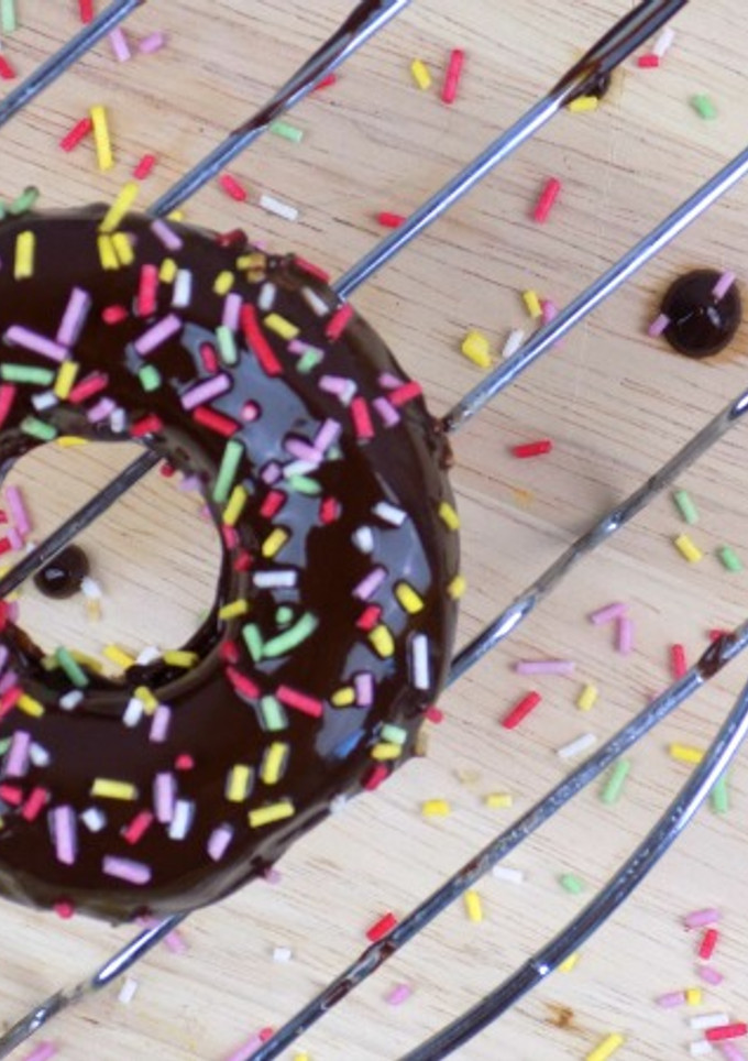 Una foto de Donuts saludables de yogur griego