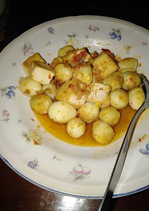 Foto resep Tumis telur puyuh dan tahu