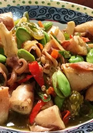 Foto resep Cumi asin hot pete
