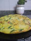Tortilla de papas y radicheta. 👩🏼‍🍳