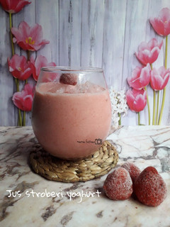 Foto resep Jus stroberi yoghurt