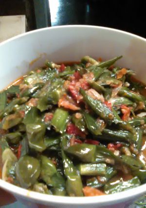 Foto resep Tongseng genjer cikur pedas