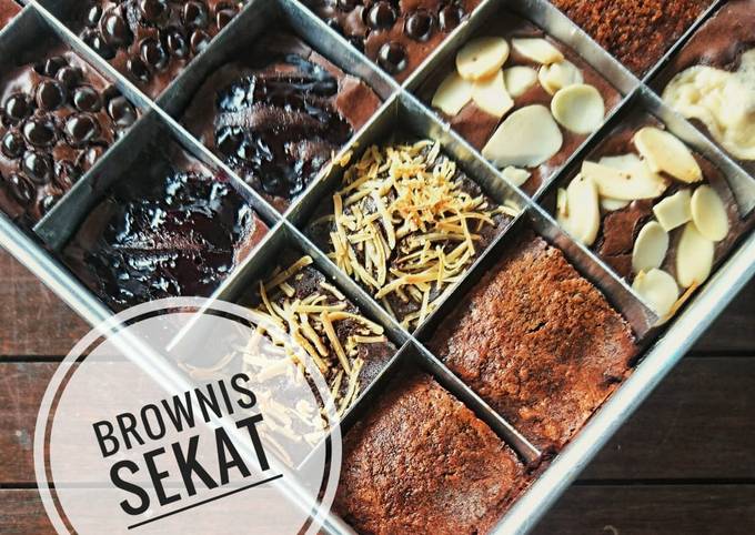 Brownis Panggang Sekat Legit Favorit Keluarga