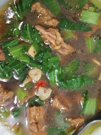 Cara Gampang Membuat Resep Tumis sawi pak coy daging Anti Ribet, Bikin Ngiler