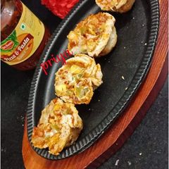 Pizza Cups in Appam Pan A picture of Pizza Cups in Appam Pan.