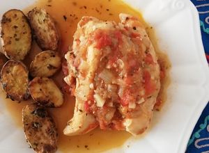 Una foto de Pollo al jugo