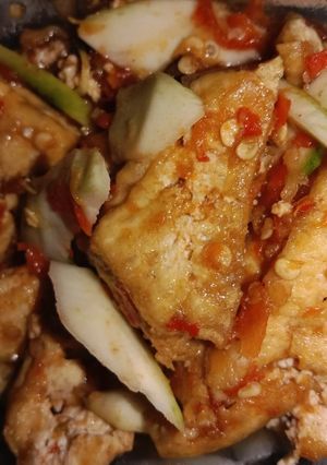 Foto resep Rujak mangga tahu🤤