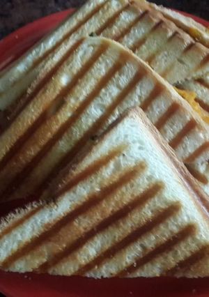 A picture of Cheese sandwich grilled.