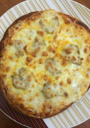 A picture of Chicken pizza.