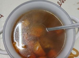 Una foto de Sopa de pollo estilo coreana (según yo)