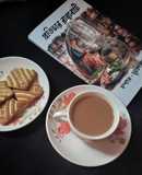 Jaggery milk tea