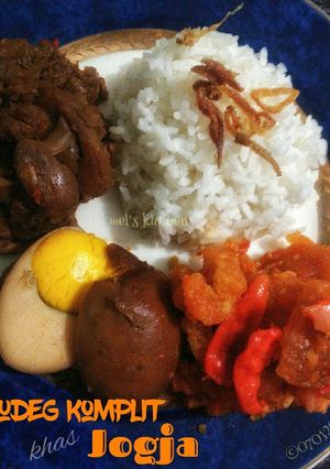 Foto resep Gudeg & Sambel Krecek khas Jogja