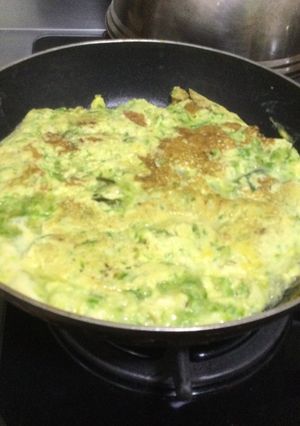 Una foto de Tortilla de calabaza