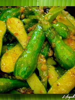 Hình của món Bí Non Xào Tỏi Sốt Dầu Hào.