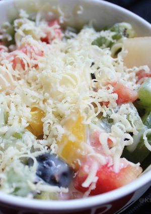 Foto resep Salad Buah Simple 😉